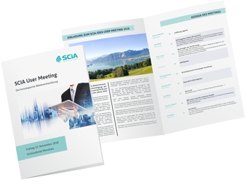 Folder für das SCIA Usermeeting November 2018