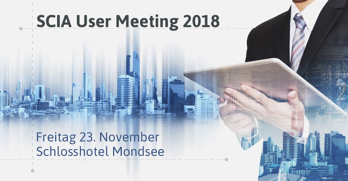 Langjährige Kunden treffen einander beim SCIA User Meeting 2018
